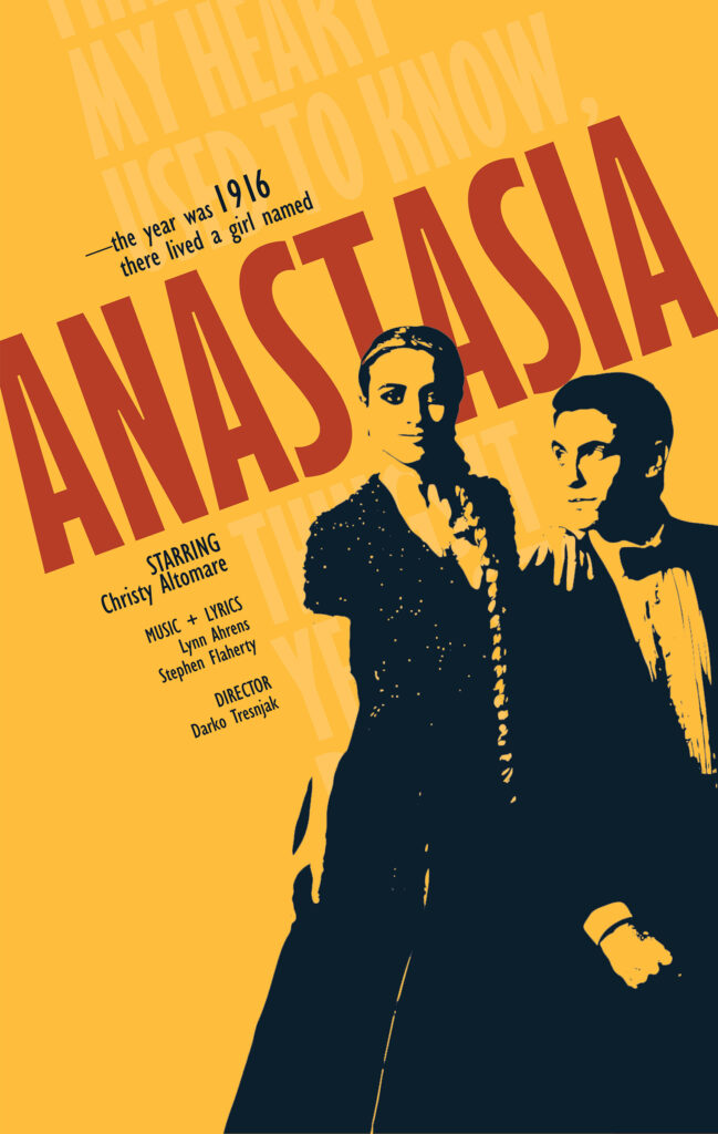 Image of man and woman with the text Anastasia