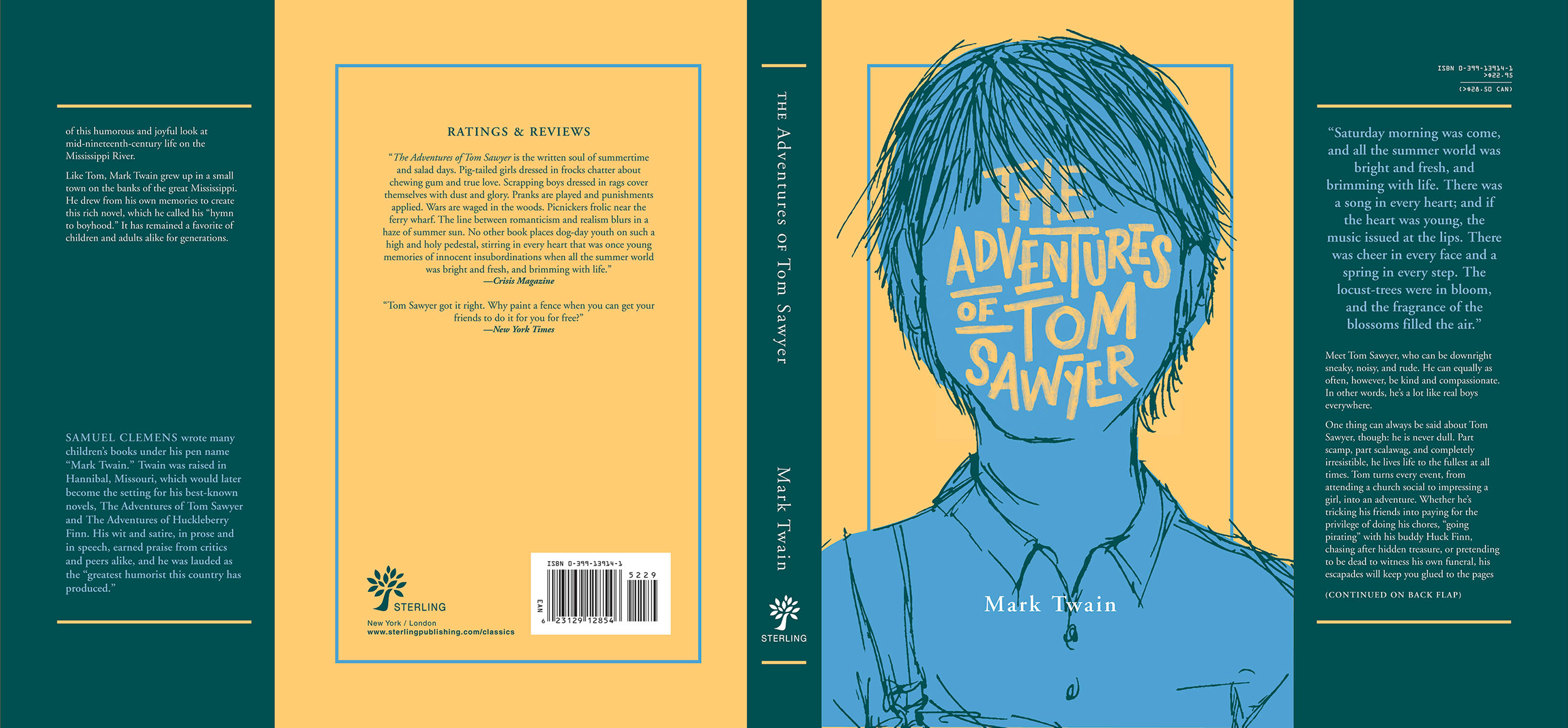 Cover of The Adventures of Tom Sawyer by Mark Twain