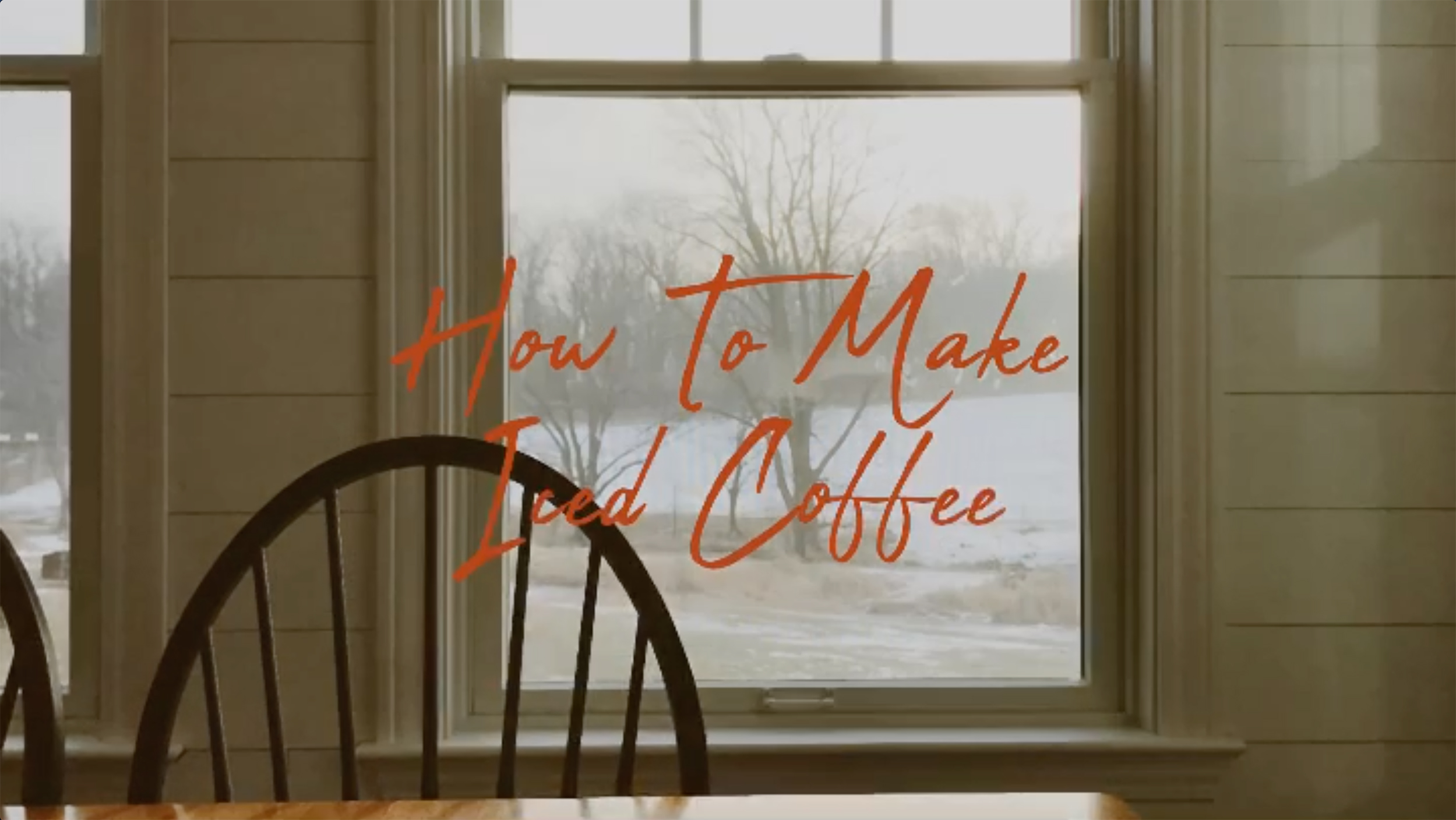 Image of "How To Make Iced Coffee" Video Title